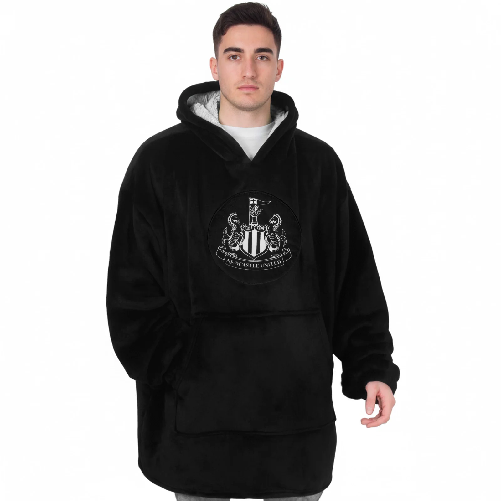 Newcastle United Adults Oversized Hoodie Blanket