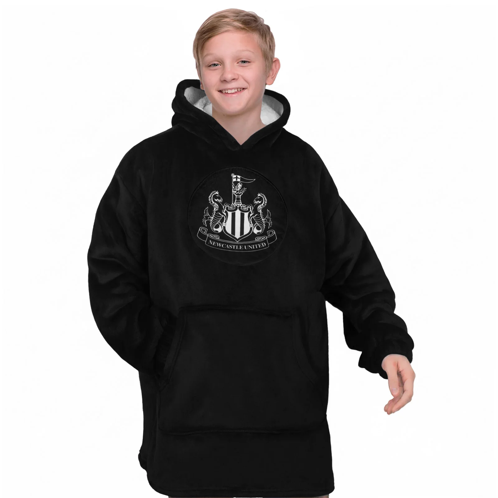 Newcastle United Kids Oversized Hoodie Blanket